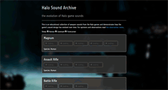 Desktop Screenshot of halosoundarchive.com